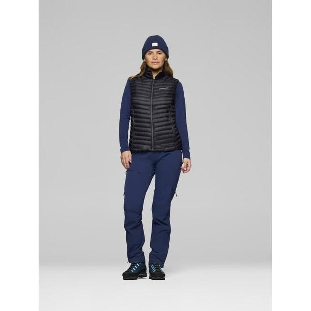 Norrona Women's Trollveggen Superlight Down800 Vest-Women's - Clothing - Jackets & Vests-Norrona-Caviar Black-S-Appalachian Outfitters