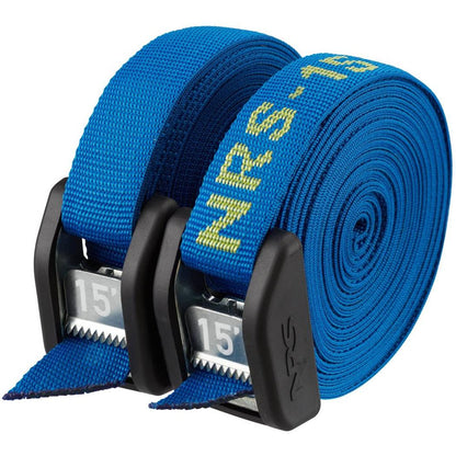 NRS Buckle Bumper Straps-Paddle Sports - Transport & Storage-NRS-Iconic Blue-15' Pair-Appalachian Outfitters