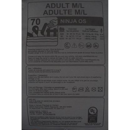 NRS Ninja OS PFD-Paddle Sports - PFDs-NRS-Appalachian Outfitters