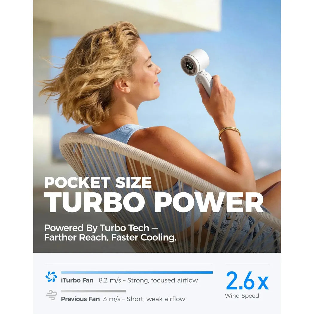 Diveblues iTurbo Handheld Fan-Accessories - Phone & Tech-Ocoopa-Appalachian Outfitters