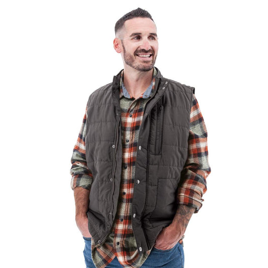 Old Ranch Men's Jameson Vest-Men's - Clothing - Jackets & Vests-Smoke-M-Appalachian Outfitters