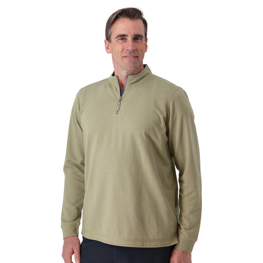 Old Ranch Men's Conall 1/4 Zip Pullover-Men's - Clothing - Tops-Old Ranch-Oil Green-M-Appalachian Outfitters
