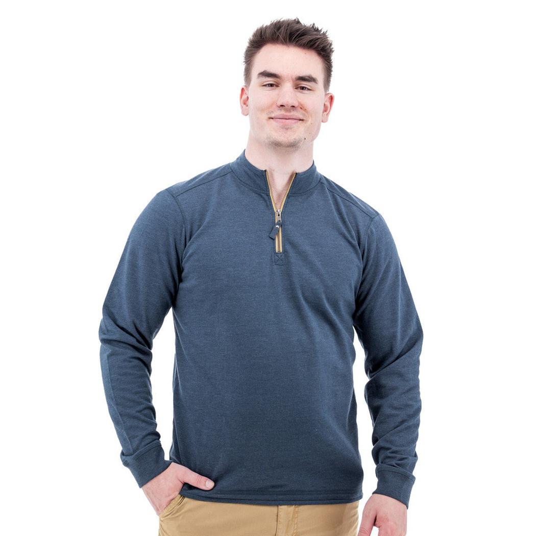 Old Ranch Men's Conall 1/4 Zip Pullover-Men's - Clothing - Tops-Old Ranch-Midnight Navy-M-Appalachian Outfitters