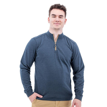Old Ranch Men's Conall 1/4 Zip Pullover-Men's - Clothing - Tops-Old Ranch-Midnight Navy-M-Appalachian Outfitters