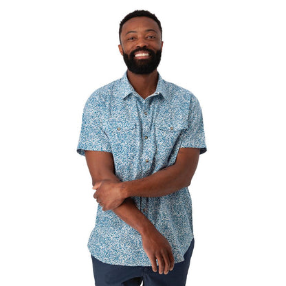 Old Ranch Men's Liam Print Shirt-Men's - Clothing - Tops-Old Ranch-Appalachian Outfitters