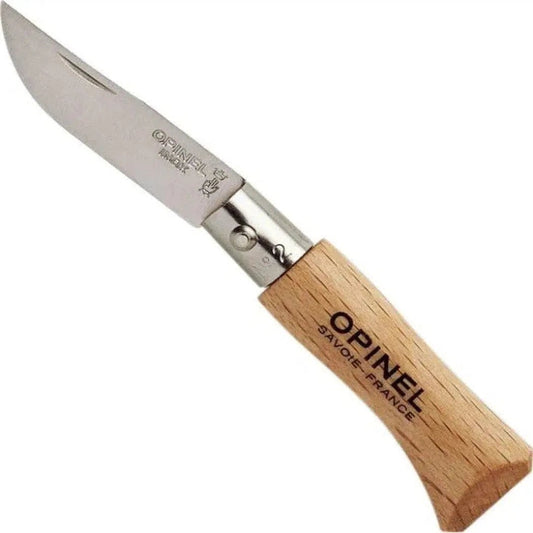 Opinel No.02 Stainless Steel Folding Knife-Camping - Accessories - Knives-Appalachian Outfitters