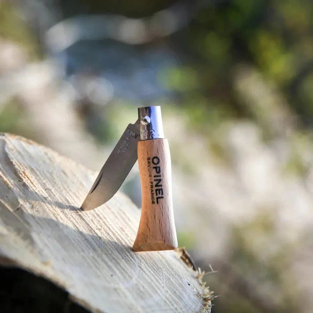 Opinel No.02 Stainless Steel Folding Knife-Camping - Accessories - Knives-Appalachian Outfitters
