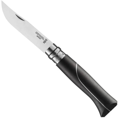 Opinel No.08 Ellipse Ebony Folding Knife-Camping - Accessories - Knives-Opinel-Appalachian Outfitters