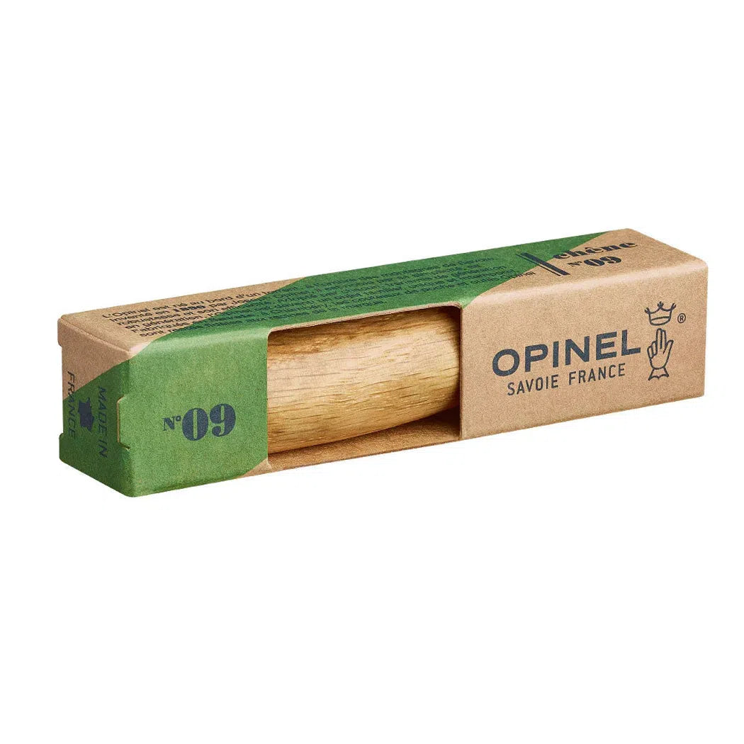 Opinel No.09 Stainless Steel Folding Knife | Oak, Olive & Walnut-Camping - Accessories - Knives-Opinel-Appalachian Outfitters