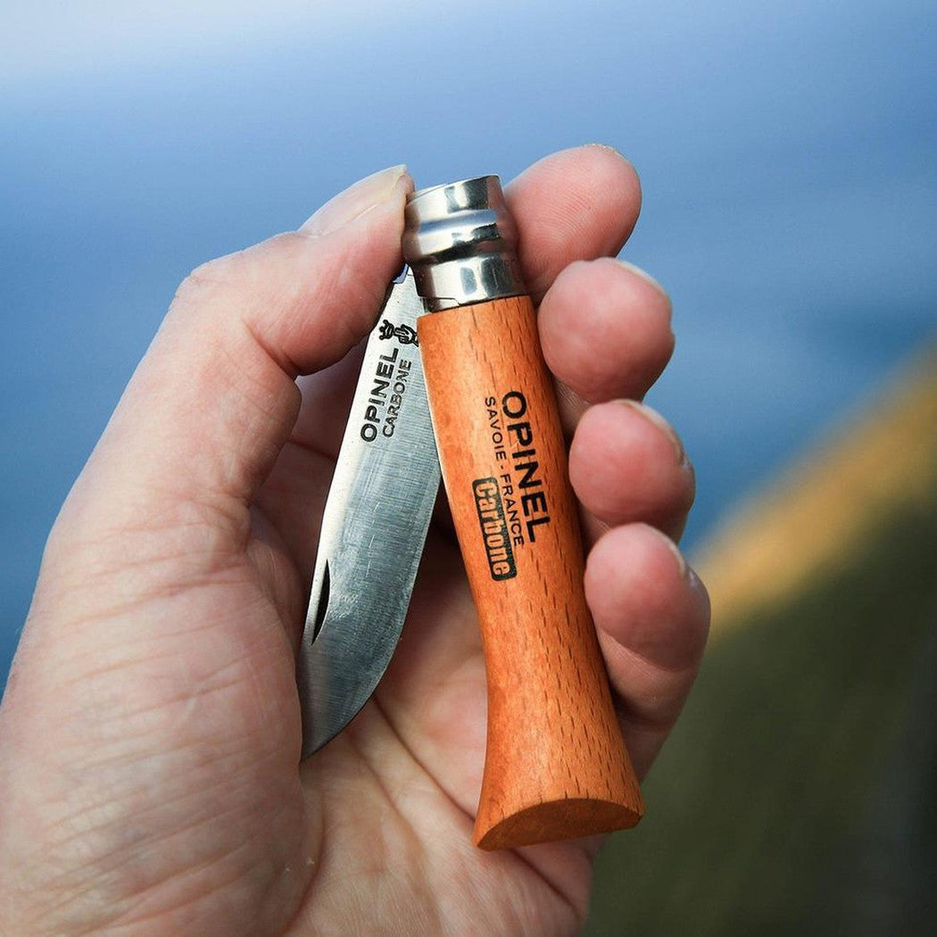 Opinel-No.8 Carbon Steel Folding Knife-Appalachian Outfitters