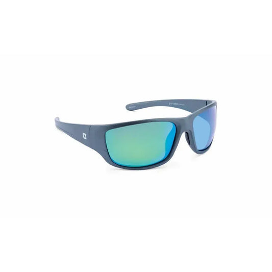 Optic Nerve Contra Matte Aluminum Gray w/ Polarized Smoke Lens Green Mirror-Accessories - Eyewear - Sunglasses-Optic Nerve-Matte Aluminum Gray-Polarized Smoke Lens Green Mirror-Appalachian Outfitters