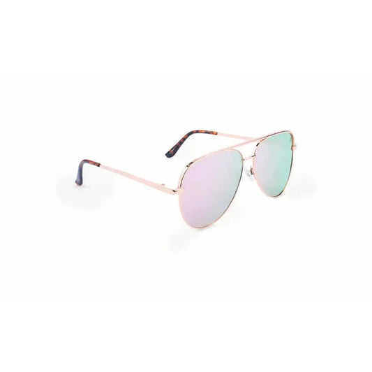 Optic Nerve Flatscreen Rose Gold - Smoke Lens / Gold Mirror-Accessories - Eyewear - Sunglasses-Optic Nerve-Appalachian Outfitters