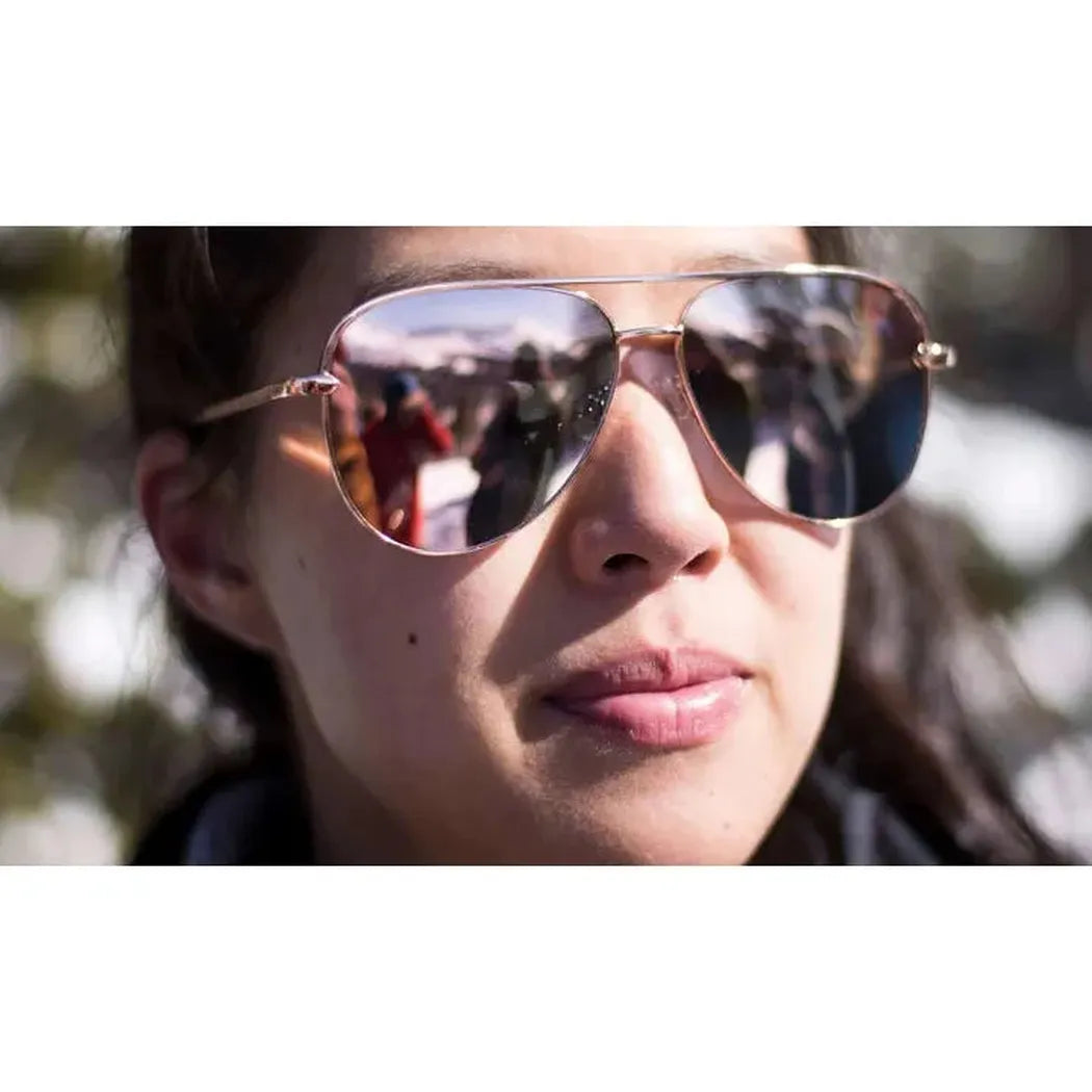Optic Nerve Flatscreen Rose Gold - Smoke Lens / Gold Mirror-Accessories - Eyewear - Sunglasses-Optic Nerve-Appalachian Outfitters