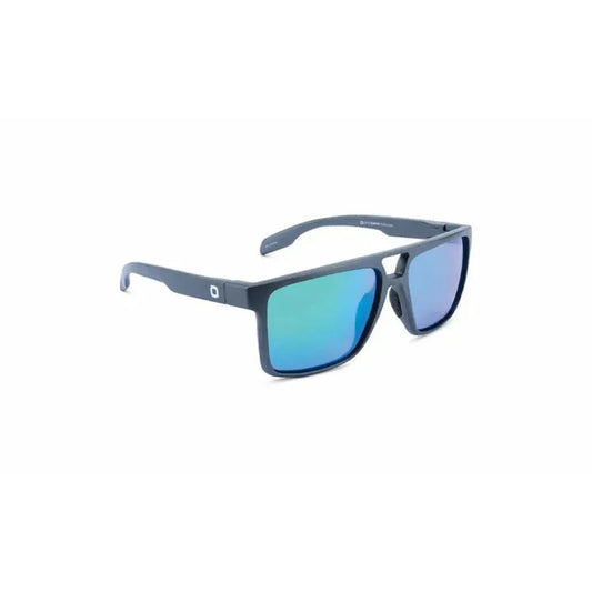 Optic Nerve Larimer-Accessories - Eyewear - Sunglasses-Optic Nerve-Matte Aluminum Gray-Polarized Smoke Lens Green Mirror-Appalachian Outfitters
