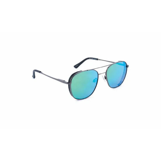 Optic Nerve Palisade-Accessories - Eyewear - Sunglasses-Optic Nerve-Matte Gunmetal-Matte Black-Polarized Smoke Lens Green Mirror-Appalachian Outfitters