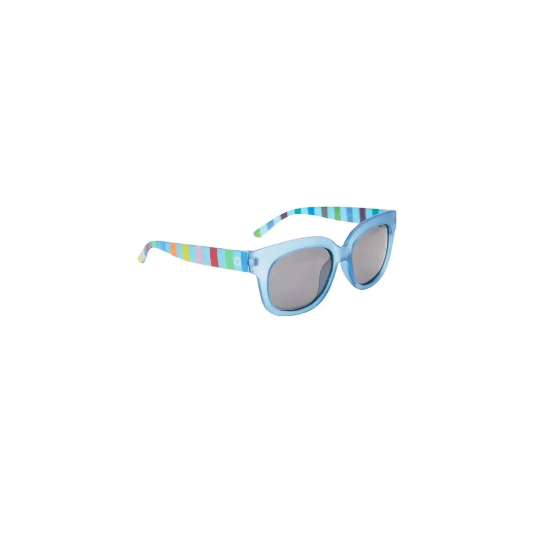 Optic Nerve Tart-Accessories - Eyewear - Sunglasses-Optic Nerve-Matte Crystal Blue/Stripes-Polarized Smoke Lens-Appalachian Outfitters