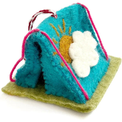 Ornaments 4 Orphans Tent Felt Wool Christmas Ornament-Accessories - Novelty-Ornaments 4 Orphans-Appalachian Outfitters