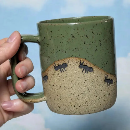 Osso Ceramics Ants On A Hill Mug-Camping - Cooking - Dishware-Osso Ceramics-Appalachian Outfitters