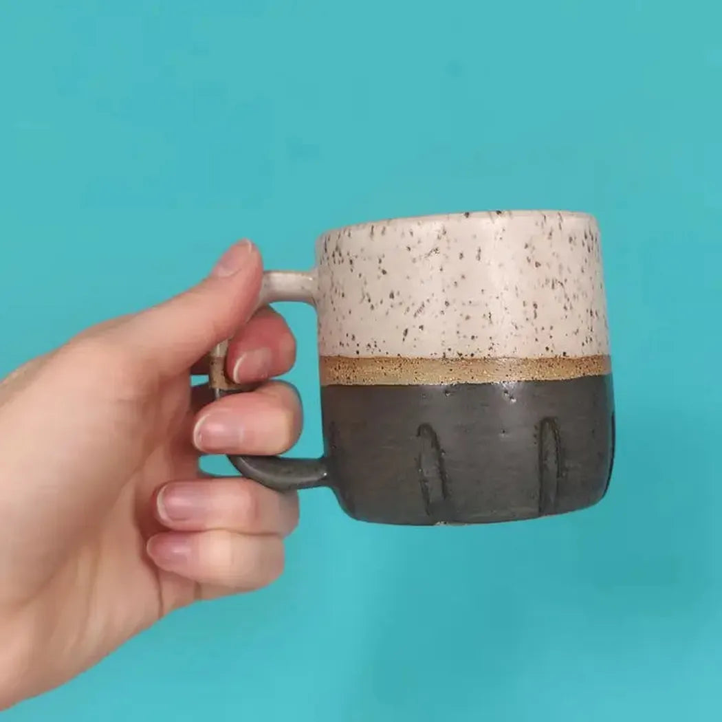 Osso Ceramics Black and White Cookie Mug-Camping - Cooking - Dishware-Osso Ceramics-Appalachian Outfitters