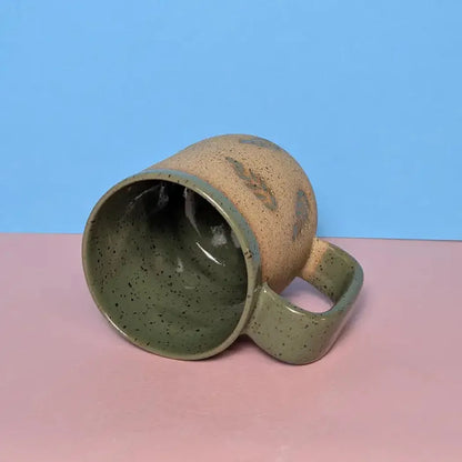 Osso Ceramics Fern Stamped Mug-Camping - Cooking - Dishware-Osso Ceramics-Appalachian Outfitters