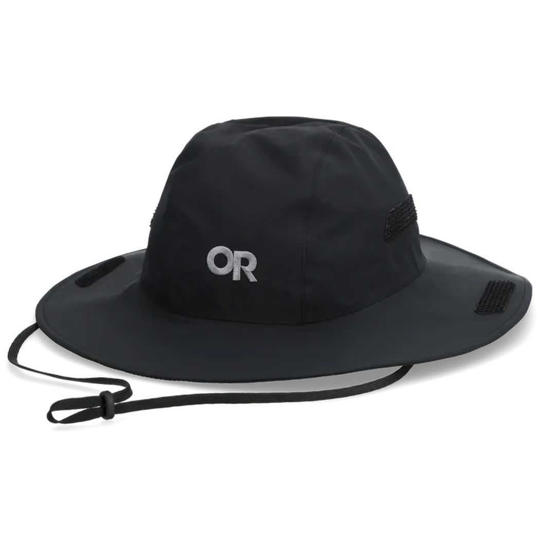 Outdoor Research Seattle Rain Hat-Accessories - Hats - Unisex-Outdoor Research-Black-M-Appalachian Outfitters