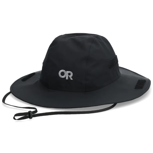 Outdoor Research Seattle Rain Hat-Accessories - Hats - Unisex-Outdoor Research-Black-M-Appalachian Outfitters