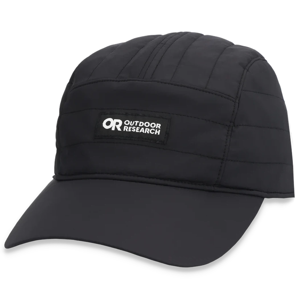 Outdoor Research Shadow Insulated 5-Panel Cap-Accessories - Hats - Unisex-Outdoor Research-Black-S-M-Appalachian Outfitters