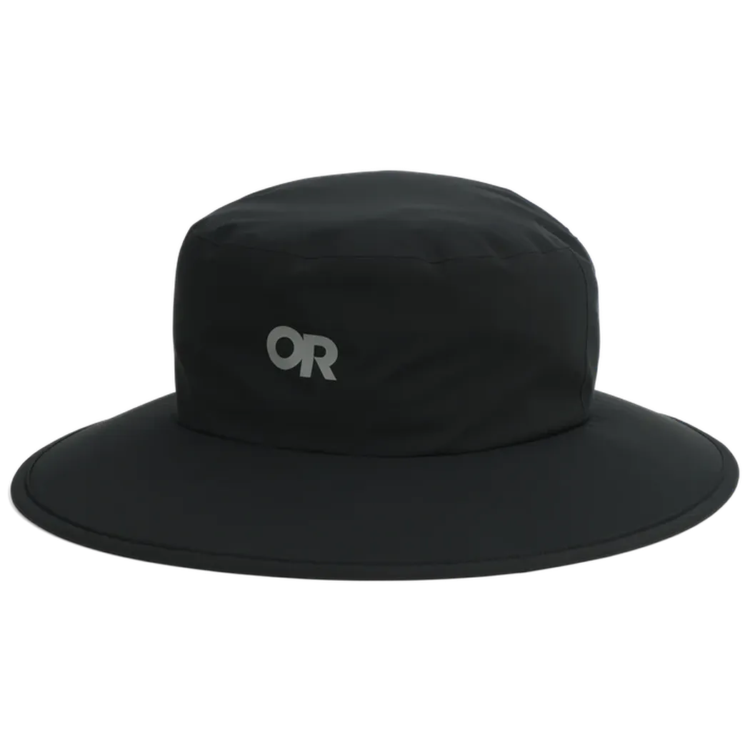 Outdoor Research Stratoburst Rain Hat-Accessories - Hats - Unisex-Outdoor Research-Black-M-Appalachian Outfitters
