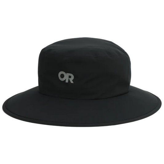 Outdoor Research Stratoburst Rain Hat-Accessories - Hats - Unisex-Outdoor Research-Black-M-Appalachian Outfitters