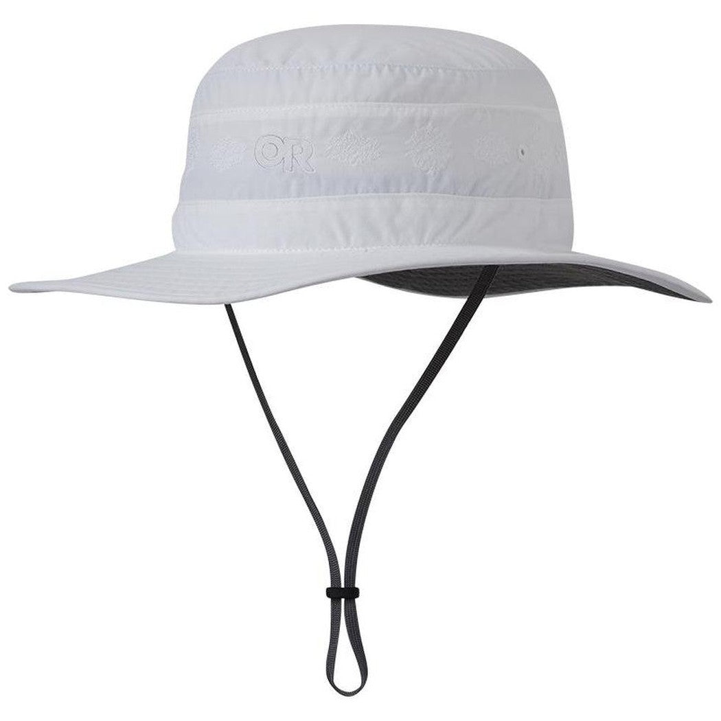 Women's Solar Roller Sun Hat-Accessories - Hats - Women's-Outdoor Research-White Rice Embroidery-Small-Appalachian Outfitters