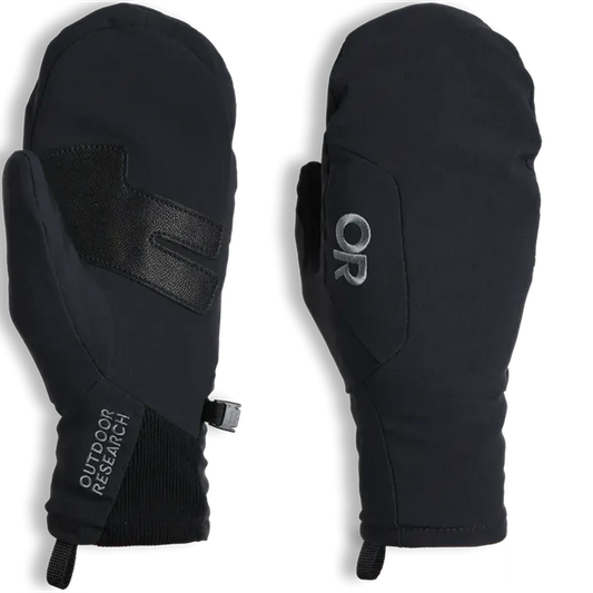 Outdoor Research Women's Sureshot Softshell Mitts-Accessories - Gloves - Women's-Outdoor Research-Black-S-Appalachian Outfitters