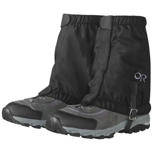 Outdoor Research Rock Mountain Low Gaiters-Accessories - Gaiters-Black-S/M-Appalachian Outfitters