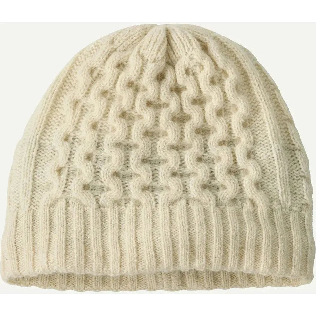 Patagonia Coastal Cable Beanie-Accessories - Hats - Unisex-Birch White-Appalachian Outfitters