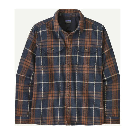 Patagonia Men's Fjord Loft Shirt-Men's - Clothing - Tops-Netted: Sunken Blue-M-Appalachian Outfitters