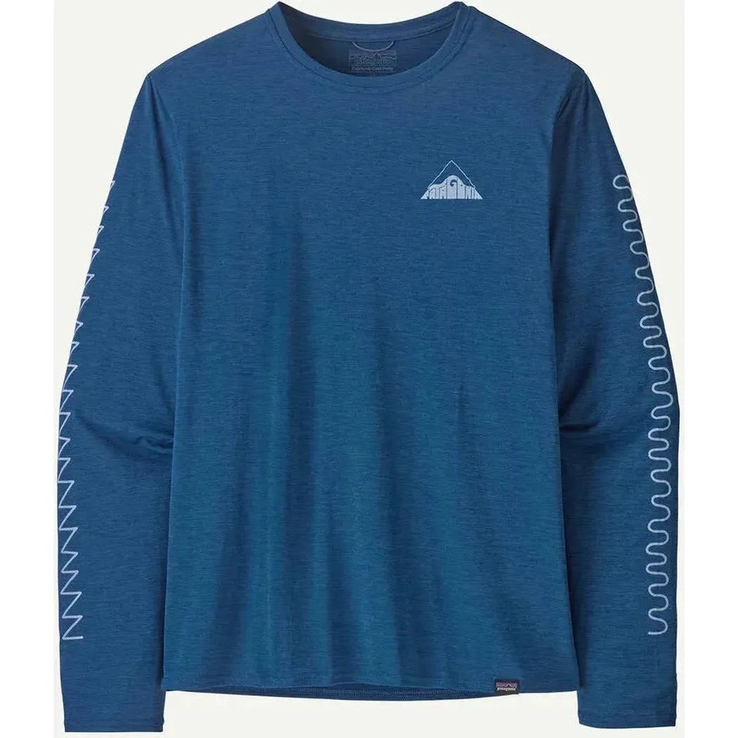 Patagonia Men's Long Sleeve Cap Cool Daily Graphic Shirt - Lands-Men's - Clothing - Tops-Appalachian Outfitters