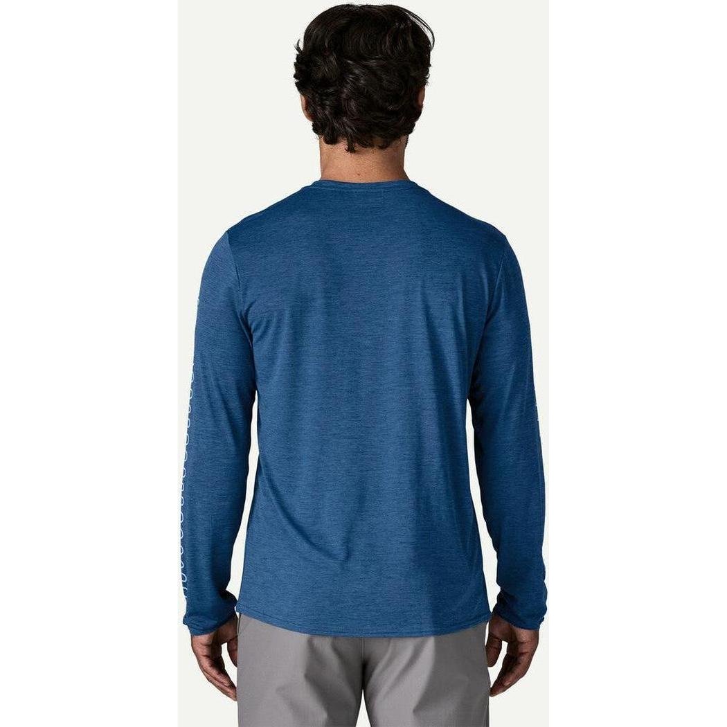 Patagonia Men's Long Sleeve Cap Cool Daily Graphic Shirt - Lands-Men's - Clothing - Tops-Appalachian Outfitters