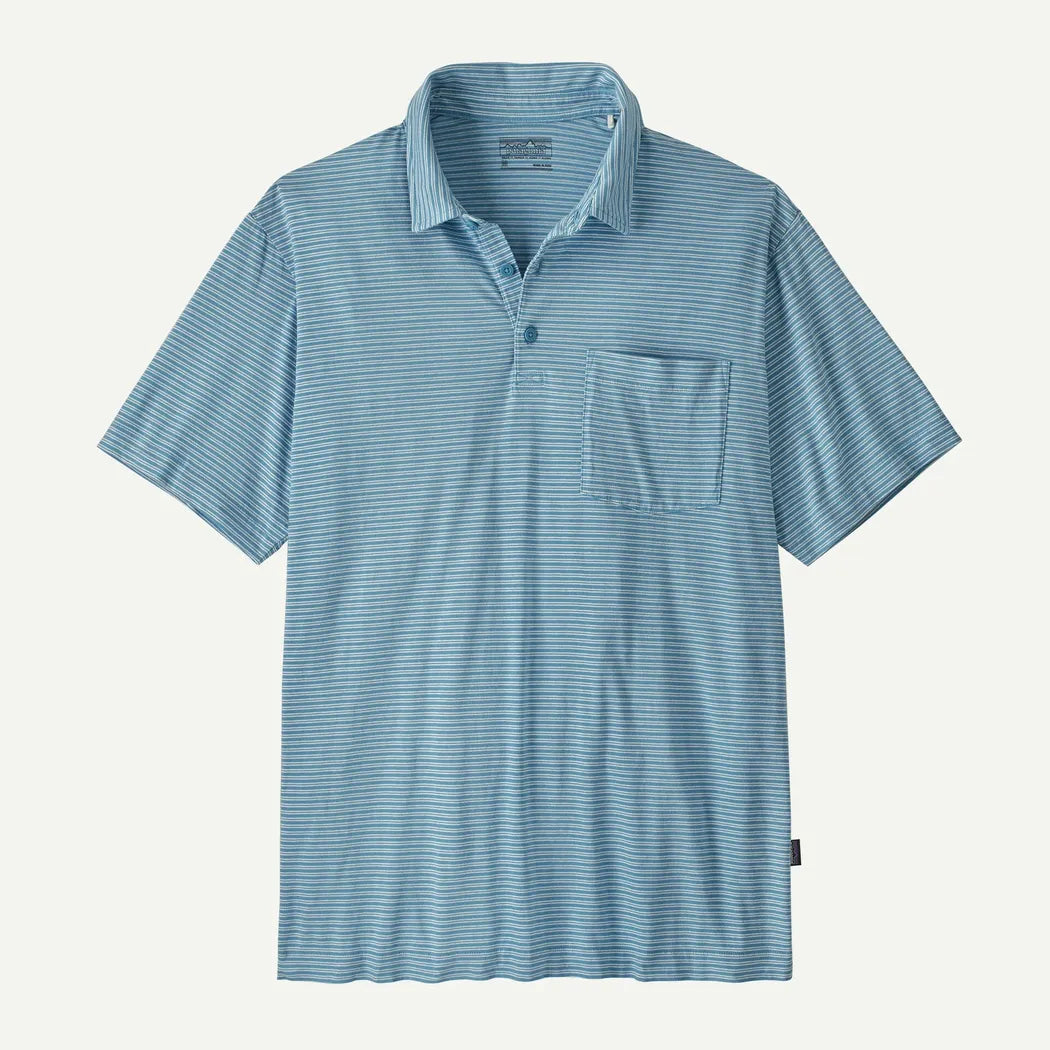 Patagonia Men's Dally Polo-Men's - Clothing - Tops-Patagonia-Twin Rope: Shore Blue-M-Appalachian Outfitters