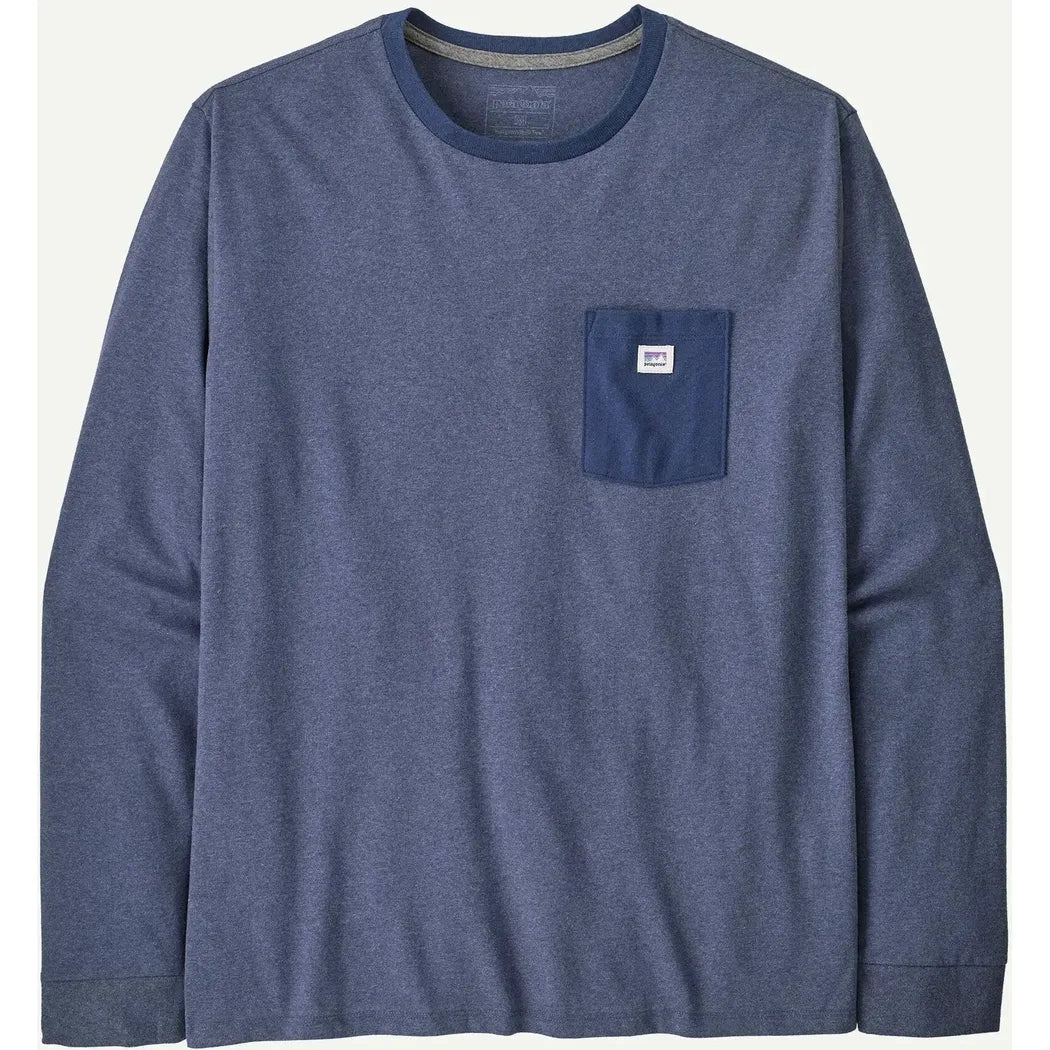 Patagonia Men's Shop Sticker Pocket Responsibili-Tee-Men's - Clothing - Tops-Patagonia-Current Blue-M-Appalachian Outfitters