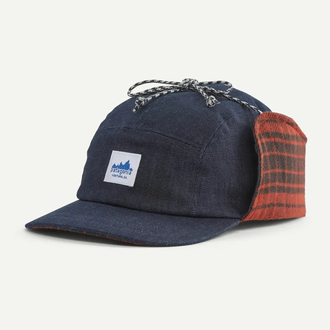Patagonia Range Earflap Cap-Accessories - Hats - Unisex-Patagonia-Cascade: Burnished Red-M-Appalachian Outfitters