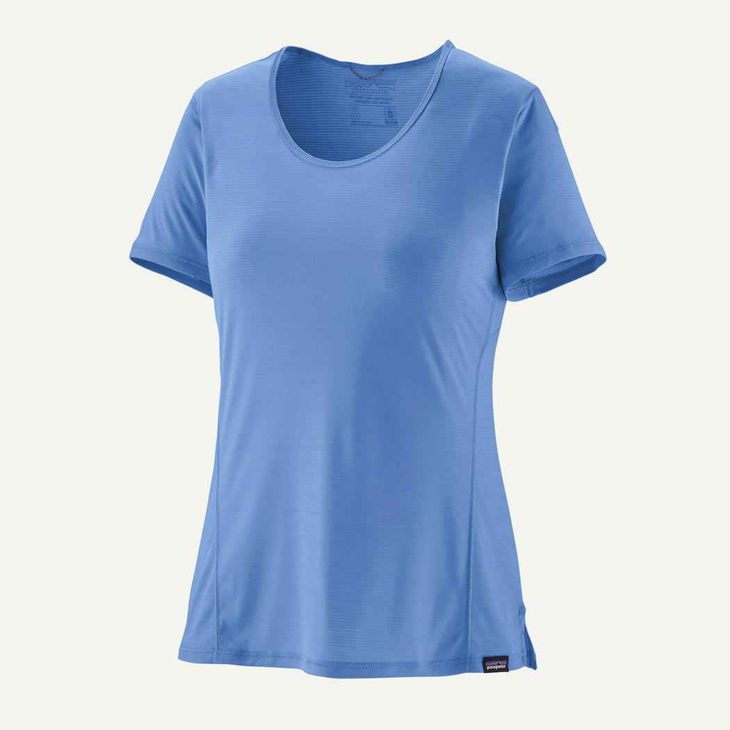 Patagonia Women's Capilene Cool Lightweight Shirt-Women's - Clothing - Tops-Patagonia-Abundant Blue-S-Appalachian Outfitters