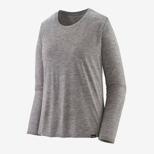 Patagonia Women's LS Cap Cool Daily Shirt-Women's - Clothing - Tops-Patagonia-Feather Grey-S-Appalachian Outfitters