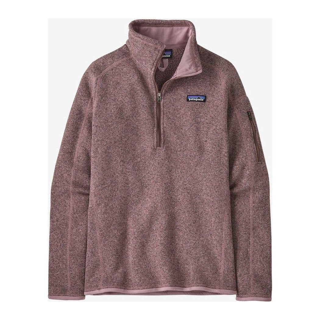 Patagonia Women's Better Sweater 1/4 Zip-Women's - Clothing - Tops-Stormy Mauve-S-Appalachian Outfitters