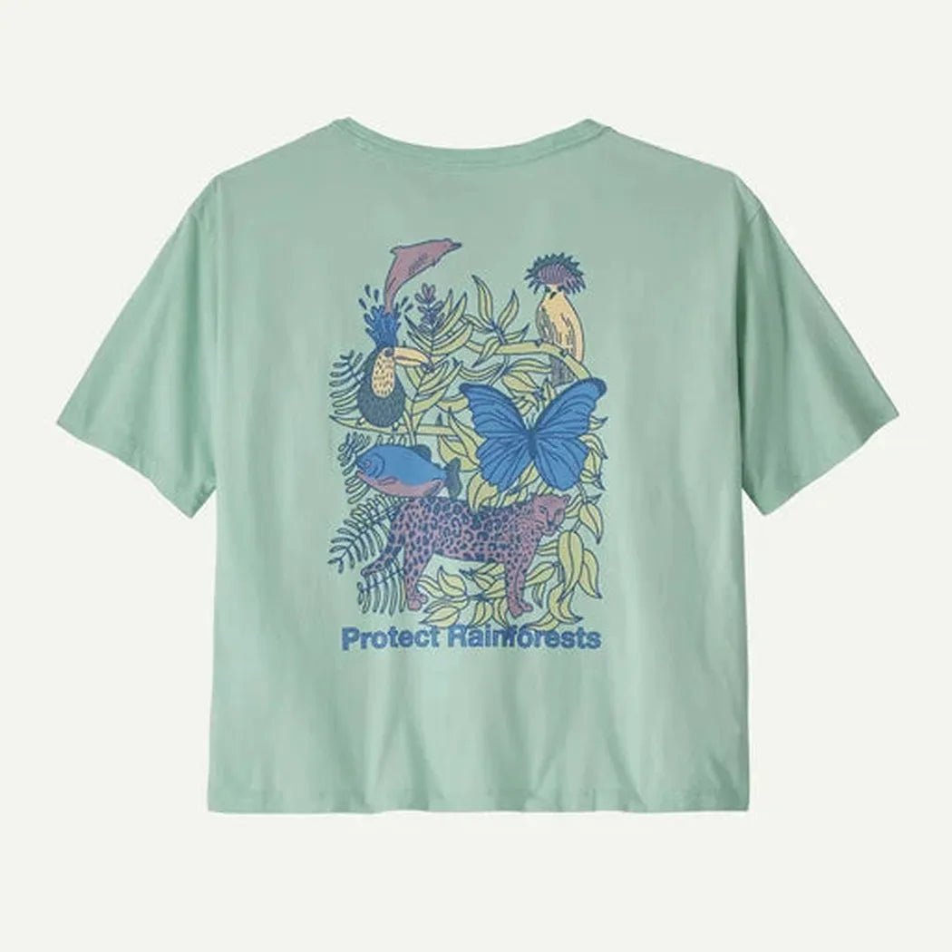 Patagonia Women's Protect Rainforests Easy Cut T-Shirt-Women's - Clothing - Tops-Thin Ice-S-Appalachian Outfitters
