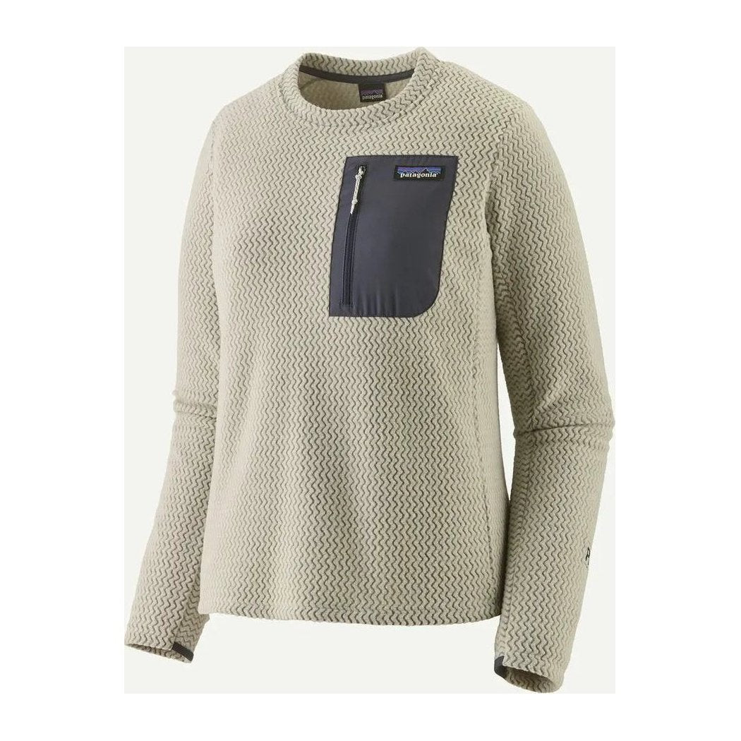 Patagonia Women's R1 Air Crew-Women's - Clothing - Tops-Wool White-S-Appalachian Outfitters
