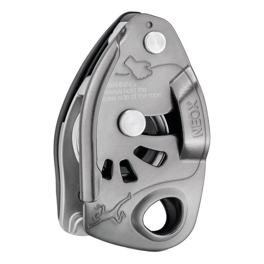 Petzl Neox-Climbing - Hardware - Belay and Rappel-Light Gray-Appalachian Outfitters