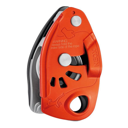 Petzl Neox-Climbing - Hardware - Belay and Rappel-Petzl-Orange-Appalachian Outfitters