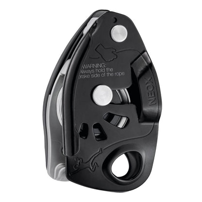 Petzl Neox-Climbing - Hardware - Belay and Rappel-Petzl-Black-Appalachian Outfitters