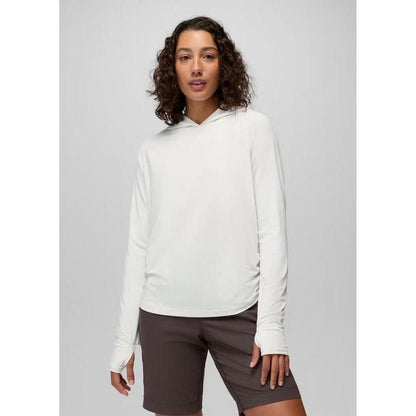 Prana Women's Eileen Hoodie-Women's - Clothing - Tops-Prana-Soft White-S-Appalachian Outfitters
