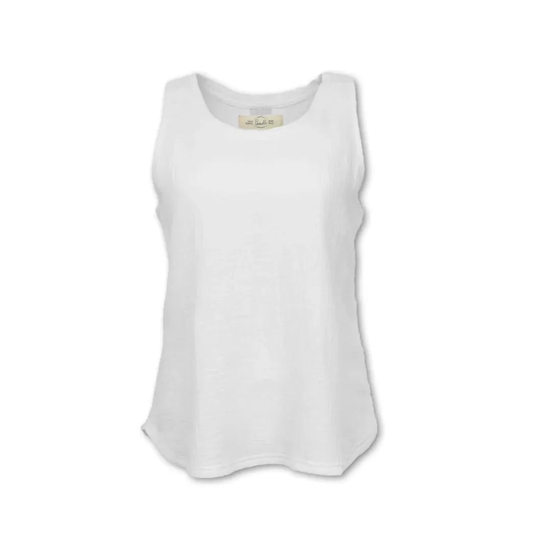 Purnell Women's Gauze Tank-Women's - Clothing - Tops-Purnell-White-S-Appalachian Outfitters