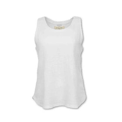 Purnell Women's Gauze Tank-Women's - Clothing - Tops-Purnell-White-S-Appalachian Outfitters